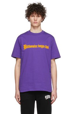 Billionaire Boys Club Purple Old English T-Shirt