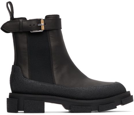 Dion Lee Black both Edition Gao Chelsea Boots