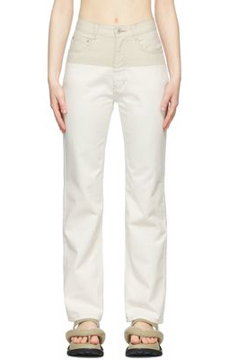 DRAE White Denim Jeans