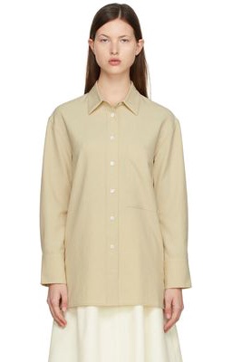 GIA STUDIOS Yellow Polyester Shirt