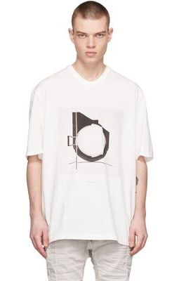 Julius White Cotton T-Shirt