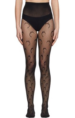 Marine Serre Black Moon Tights