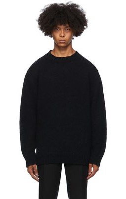 Dries Van Noten Black Fisherman Sweater