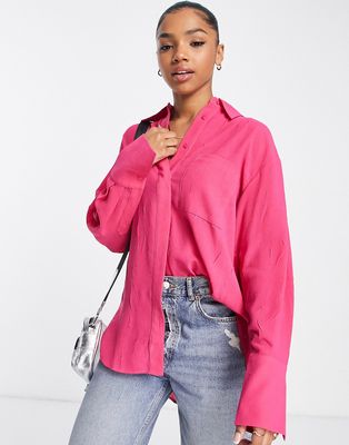 Urban Revivo shirt in pink-Red