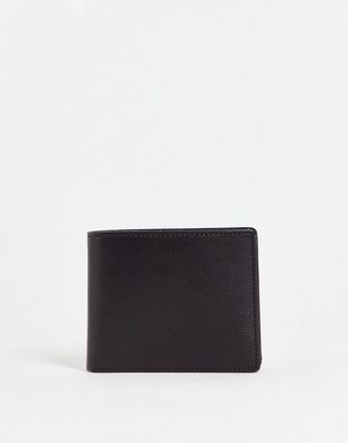 Smith & Canova leather bilfold wallet in black