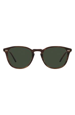 Oliver Peoples Forman LA 51mm Polarized Pillow Sunglasses in Dark Tortoise