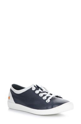 Softinos by Fly London Isla Distressed Sneaker in Navy/White Leather