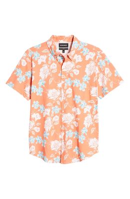 Bonobos Riviera Slim Fit Short Sleeve Knit Button-Up Shirt in Maltby Floral