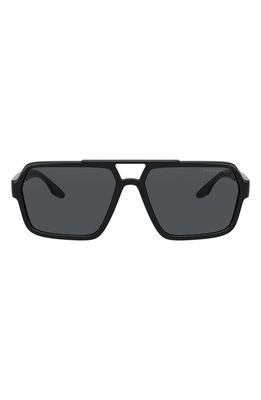 PRADA SPORT 59mm Rectangle Sunglasses in Black