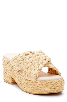 Coconuts by Matisse Reflection Platform Sandal in Natural