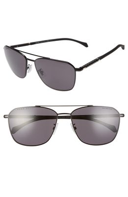 BOSS 1103/F/S 62mm Navigator Sunglasses in Black