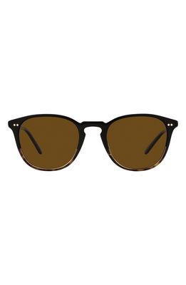 Oliver Peoples Forman LA 51mm Polarized Pillow Sunglasses in Pol Brown