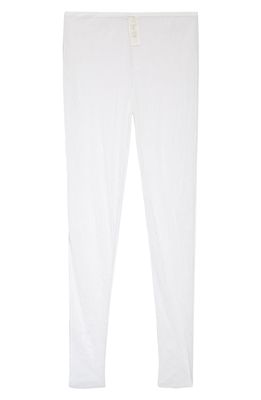 The Row Ensley Sheer High Waist Tulle Pants in Natural White