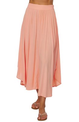 O'Neill Marni Asymmetric Skirt in Peach