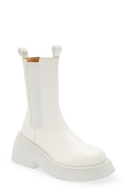 Marsell Microne Chelsea Boot in Pelle Volonata Optical White
