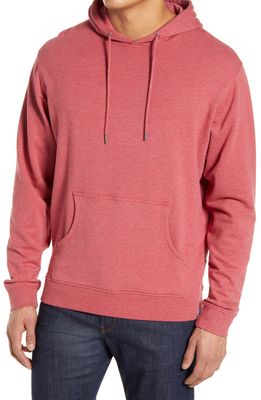 Peter Millar Lava Wash Cotton Blend Hoodie in Cape Red