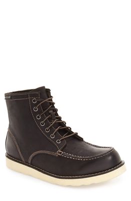 Eastland 'Lumber Up' Moc Toe Boot in Black Leather