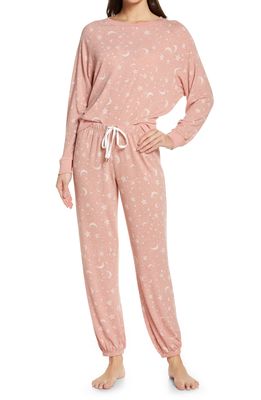 Honeydew Intimates Star Seeker Brushed Jersey Pajamas in Libra Stars