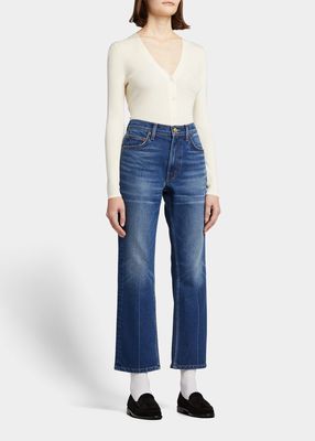Field Cropped Straight Jeans