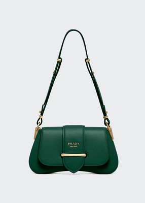 Calfskin Saddle Shoulder Bag