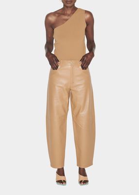 Chamomile Leather Jeans