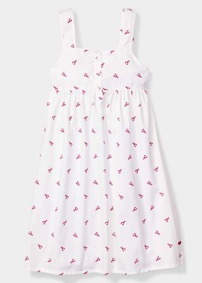 Girl's Charlotte Pleated Nightgown, Size 6M-12