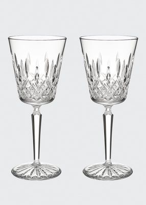 Lismore Tall Medium Wine Glasses - 13 oz, Set of 2