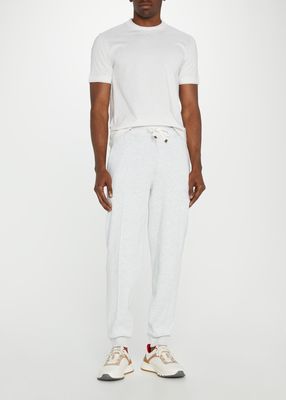 Men's Cashmere Ribbed Sweatpants