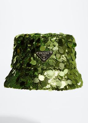 Allover Sequin Bucket Hat