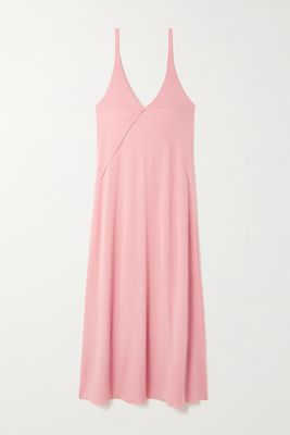 Khaite - Francine Stretch-jersey Maxi Dress - Pink