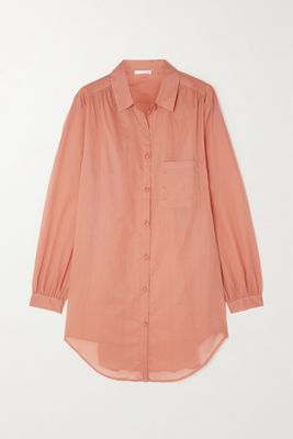 Skin - Billie Oversized Cotton-voile Shirt - Pink