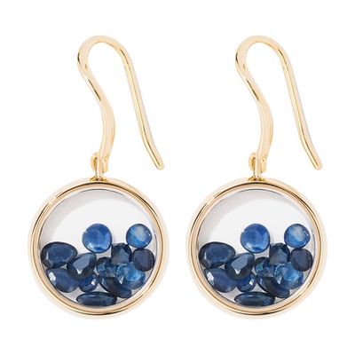 Chivor blue sapphire earrings