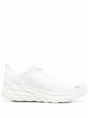 Hoka One One Clifton 8 lace-up sneakers - White