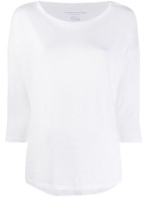 Majestic Filatures boxy fit T-shirt - White