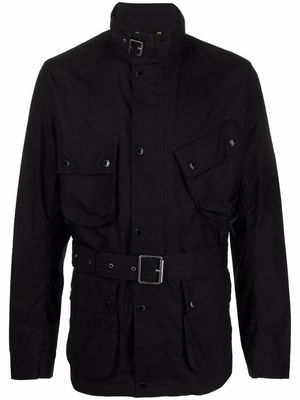 Barbour belted fitted jacket - Black