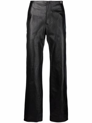 1017 ALYX 9SM straight-leg leather trousers - Black