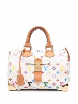 Louis Vuitton 2003 pre-owned multicolour monogram Speedy 30 handbag - White