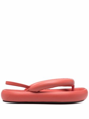 Isabel Marant thong-style puffy sandals - Red