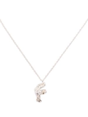LOVENESS LEE F Alphabet necklace - Silver