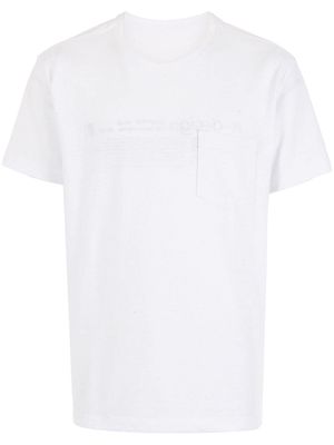 Osklen chest patch pocket T-shirt - White