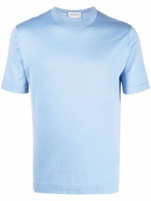 John Smedley jersey-knit cotton T-Shirt - Blue