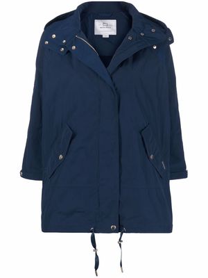 Woolrich concealed hooded parka - Blue