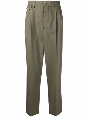 Nanushka straight-leg tailored trousers - Green