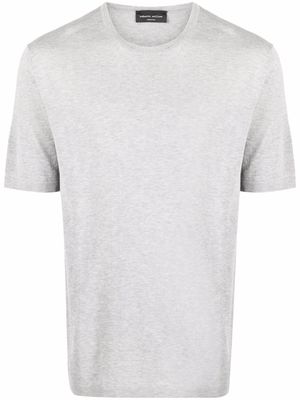 Roberto Collina short-sleeve cotton T-shirt - Grey