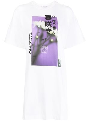 Kenzo daisy-print T-shirt - White