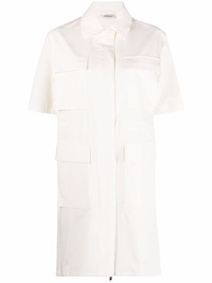 There Was One short-sleeve shirtdress - White