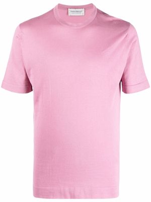 John Smedley jersey-knit cotton T-Shirt - Pink