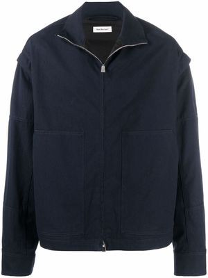 There Was One detachable sleeves zip-up jacket - Blue