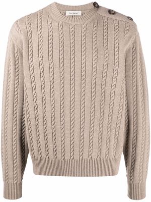 There Was One cable knit jumper - Neutrals