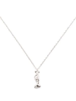LOVENESS LEE I alphabet-charm necklace - Silver